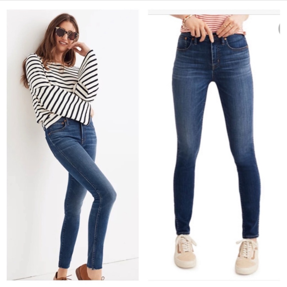Madewell high rise skinny jeans size 24